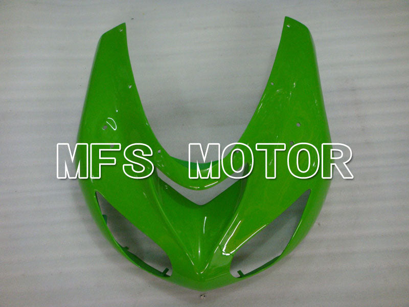 Kawasaki NINJA ZX10R 2006-2007 Injection ABS Fairing - Factory Style - Black Green - MFS3995