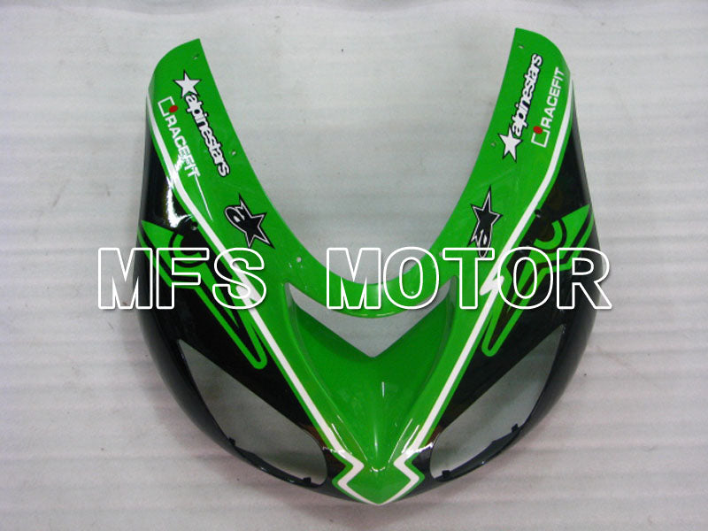 Kawasaki NINJA ZX10R 2006-2007 Injection ABS Fairing - Others - Black Green - MFS3996