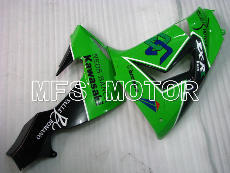 Kawasaki NINJA ZX10R 2006-2007 Injection ABS Fairing - Others - Black Green - MFS3996
