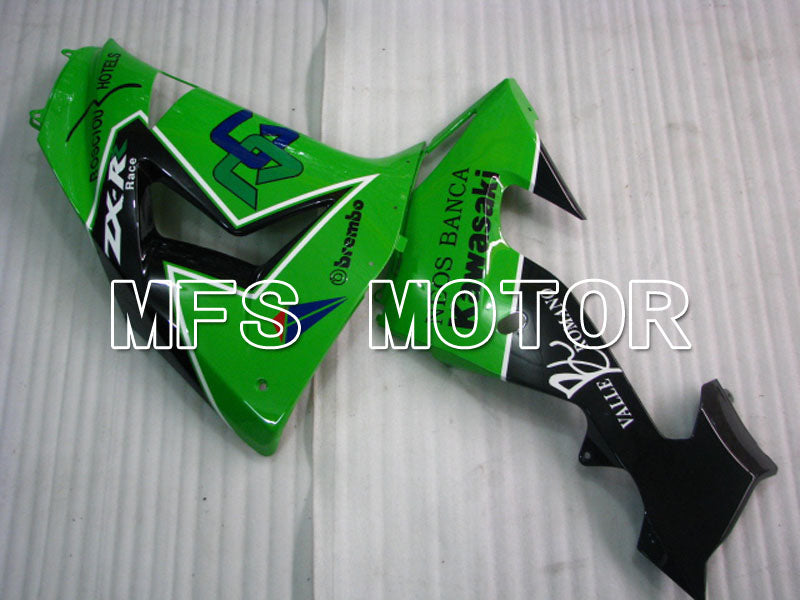 Kawasaki NINJA ZX10R 2006-2007 Injection ABS Fairing - Others - Black Green - MFS3996