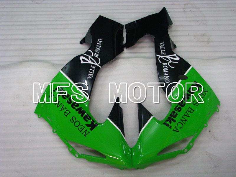 Kawasaki NINJA ZX10R 2006-2007 Injection ABS Fairing - Others - Black Green - MFS3996