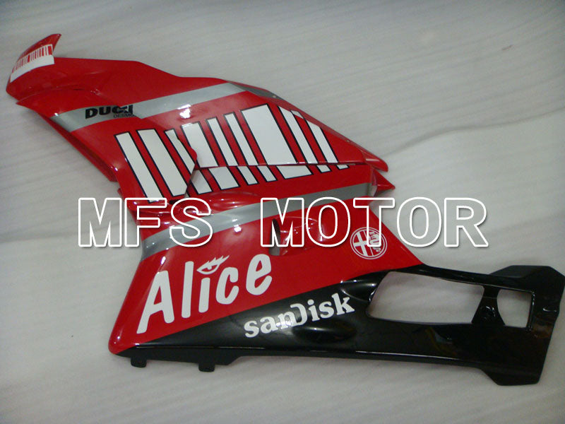 Carénage ABS Injection Ducati 749 / 999 2003-2004 - Alice - Rouge Noir - MFS3998