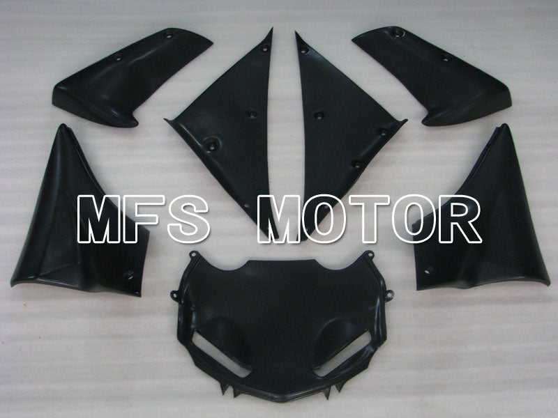 Kawasaki NINJA ZX10R 2006-2007 Injection ABS Fairing - Flame - Black Green - MFS4002