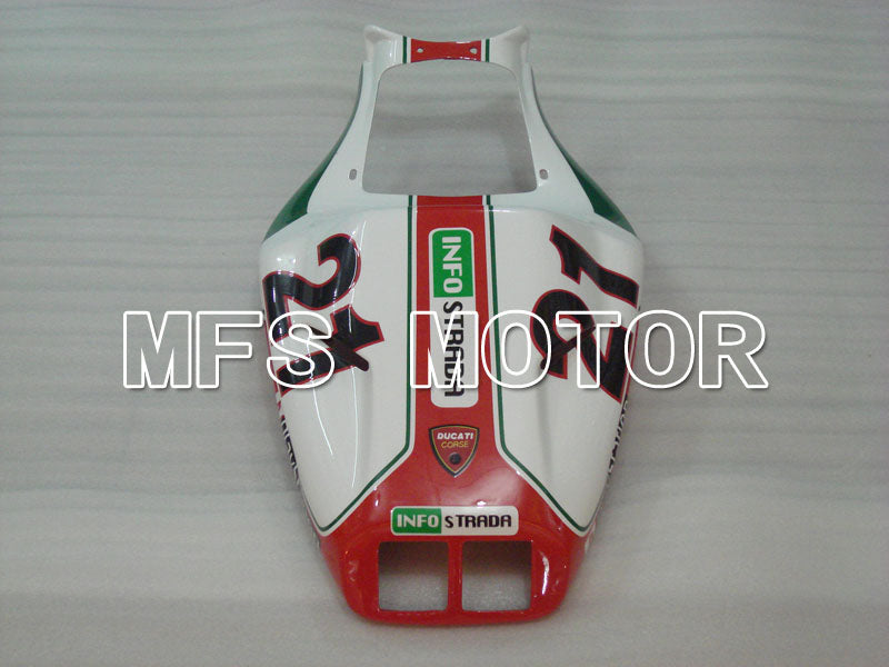 Carénage ABS injecté Ducati 916 1994-1998 - INFO STRADA - Rouge - MFS4006