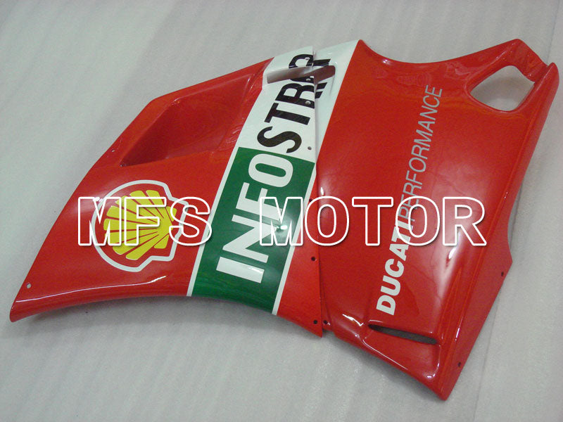 Carénage ABS injecté Ducati 916 1994-1998 - INFO STRADA - Rouge - MFS4006