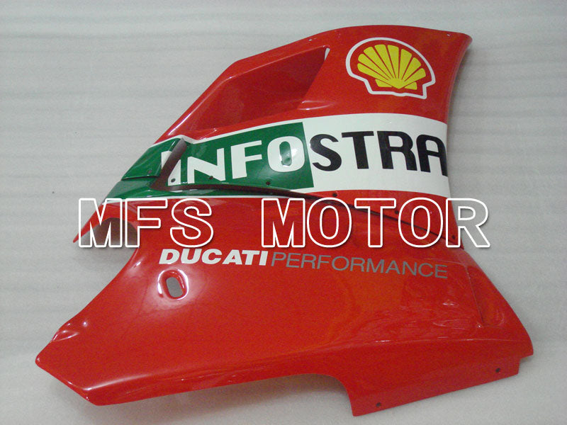 Carénage ABS injecté Ducati 916 1994-1998 - INFO STRADA - Rouge - MFS4006
