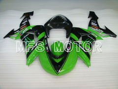 Kawasaki NINJA ZX10R 2006-2007 Injection ABS Fairing - Monster - Black Green - MFS4008