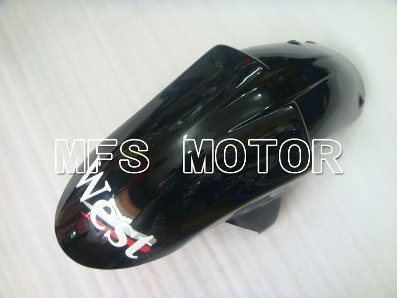 Kawasaki NINJA ZX10R 2006-2007 Injection ABS Fairing - West - Black White - MFS4012