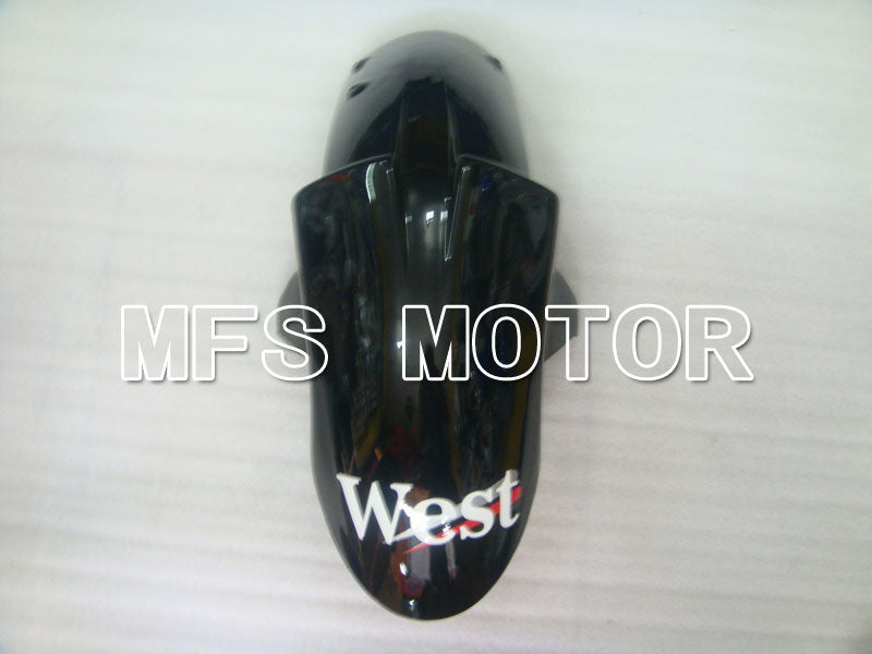 Kawasaki NINJA ZX10R 2006-2007 Injection ABS Fairing - West - Black White - MFS4012