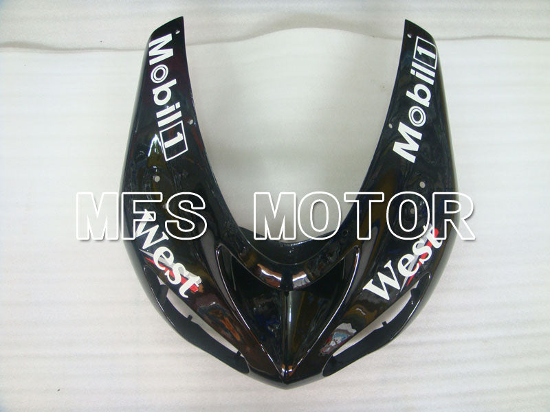 Kawasaki NINJA ZX10R 2006-2007 Injection ABS Fairing - West - Black White - MFS4012