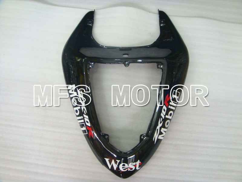 Kawasaki NINJA ZX10R 2006-2007 Injection ABS Fairing - West - Black White - MFS4012