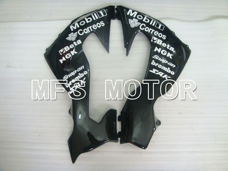 Kawasaki NINJA ZX10R 2006-2007 Injection ABS Fairing - West - Black White - MFS4012