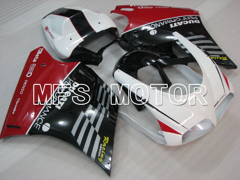 Carénage ABS injecté Ducati 916 1994-1998 - Performance - Noir Blanc - MFS4016