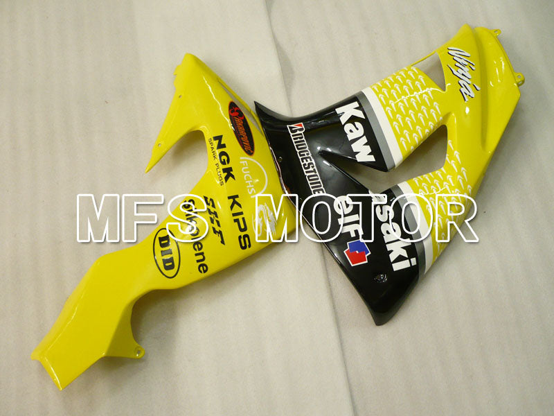 Kawasaki NINJA ZX10R 2006-2007 Injection ABS Fairing - Factory Style - Black Yellow - MFS4017