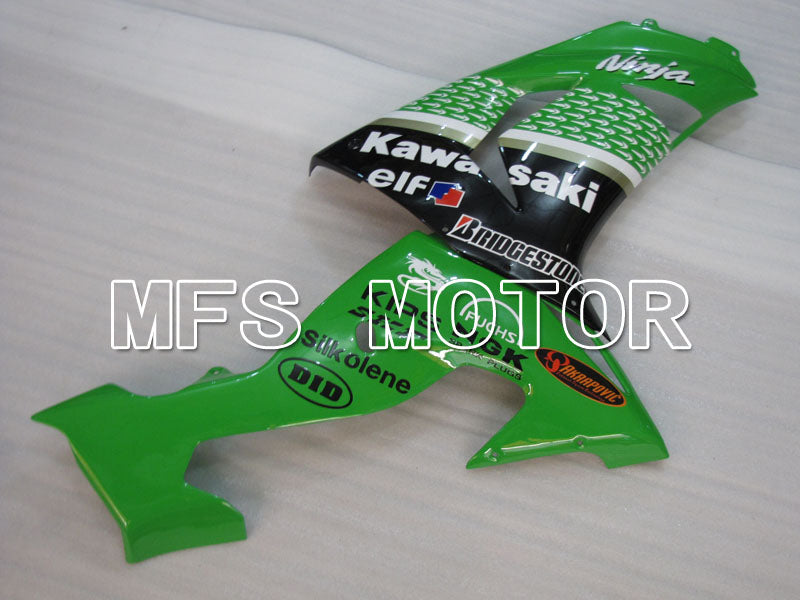 Carénage ABS injecté Kawasaki NINJA ZX10R 2006-2007 - Style usine - Noir Vert - MFS4022