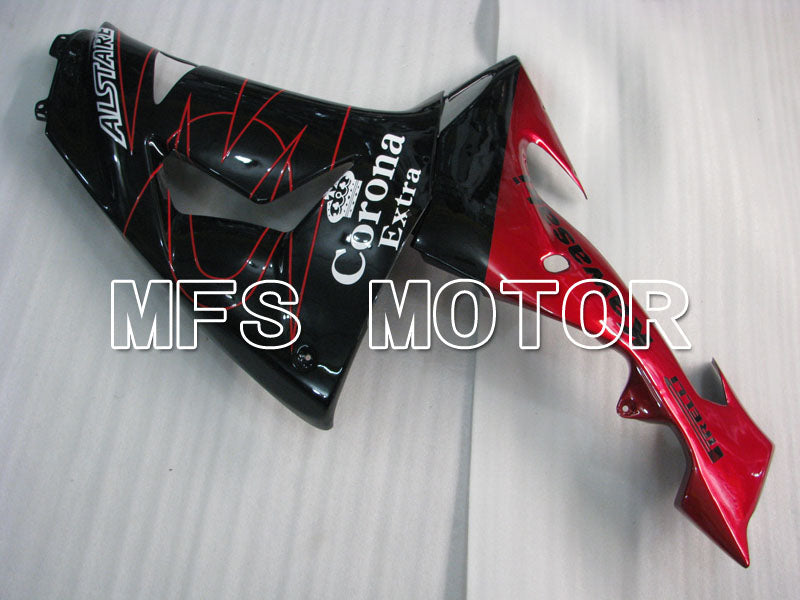 Kawasaki NINJA ZX10R 2006-2007 Injection ABS verkleidung - Corona - Schwarz Rot - MFS4023
