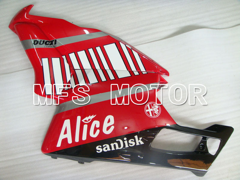 Ducati 749 / 999 2005-2006 Injection ABS Fairing - Alice - Red White - MFS4042