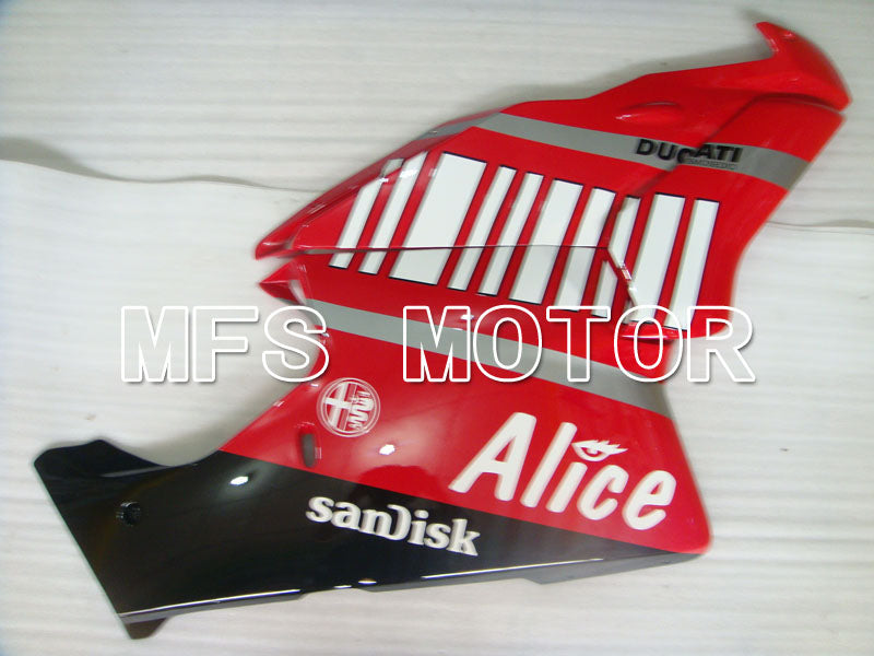 Ducati 749 / 999 2005-2006 Injection ABS Fairing - Alice - Red White - MFS4042