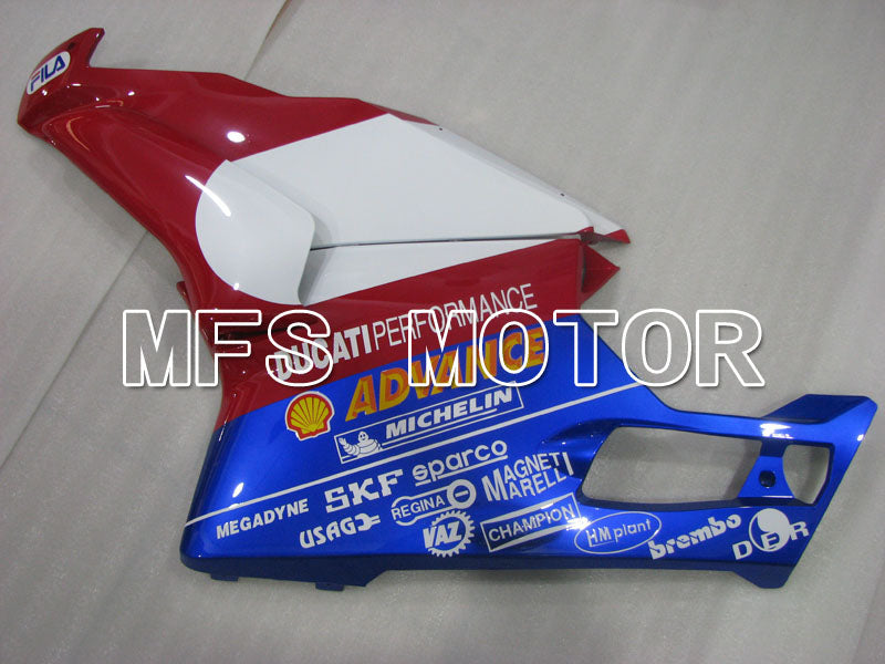 Carénage ABS Injection Ducati 749 / 999 2003-2004 - Autres - Couleur vin rouge Blanc - MFS4028