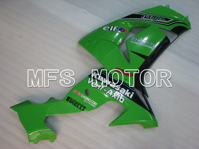 Kawasaki NINJA ZX10R 2006-2007 Injection ABS Fairing - Others - Black Green - MFS4029