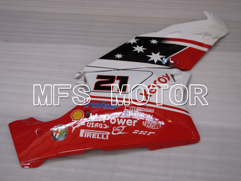 Ducati 749 / 999 2003-2004 Injection ABS Fairing - Xerox - Red White - MFS4033
