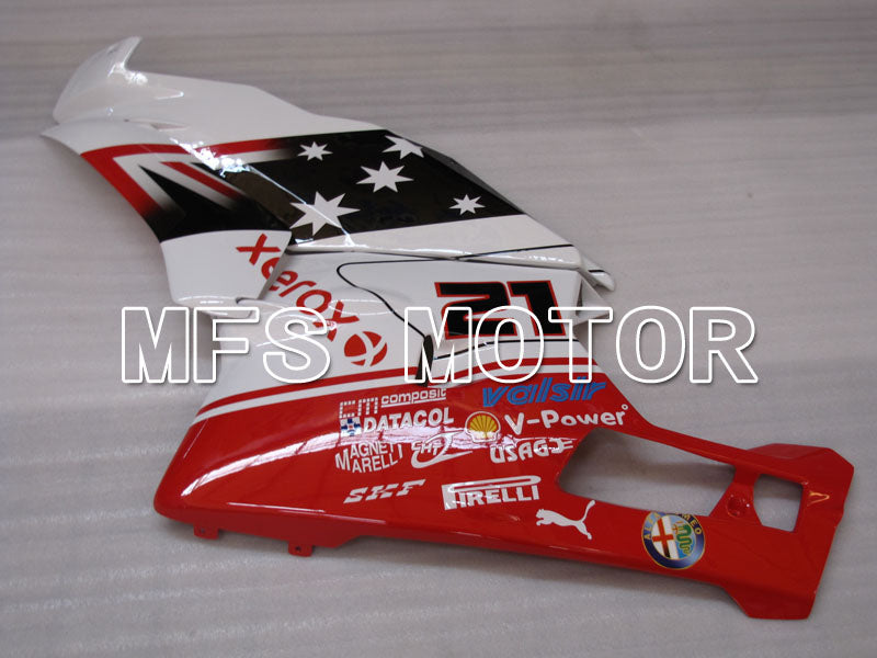 Ducati 749 / 999 2003-2004 Injection ABS Fairing - Xerox - Red White - MFS4033