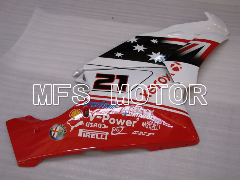 Ducati 749 / 999 2003-2004 Injection ABS Fairing - Xerox - Red White - MFS4033