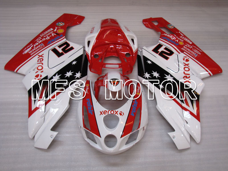 Ducati 749 / 999 2003-2004 Injection ABS Fairing - Xerox - Red White - MFS4033
