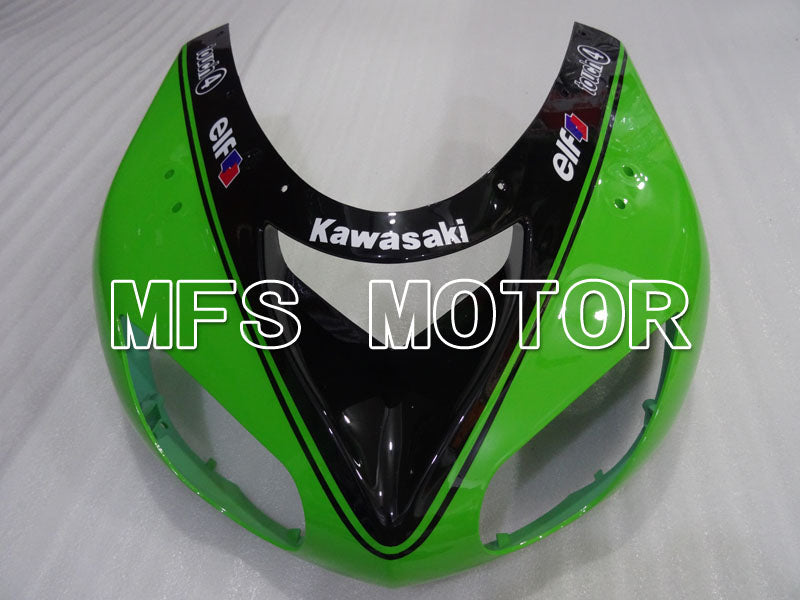Kawasaki NINJA ZX10R 2006-2007 Injection ABS Fairing - Monster - Black Green - MFS4034