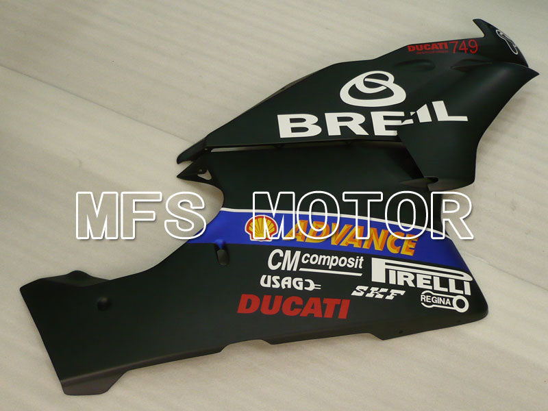 Ducati 749 / 999 2003-2004 Injection ABS Fairing - BREIL - White Black Matte - MFS4036