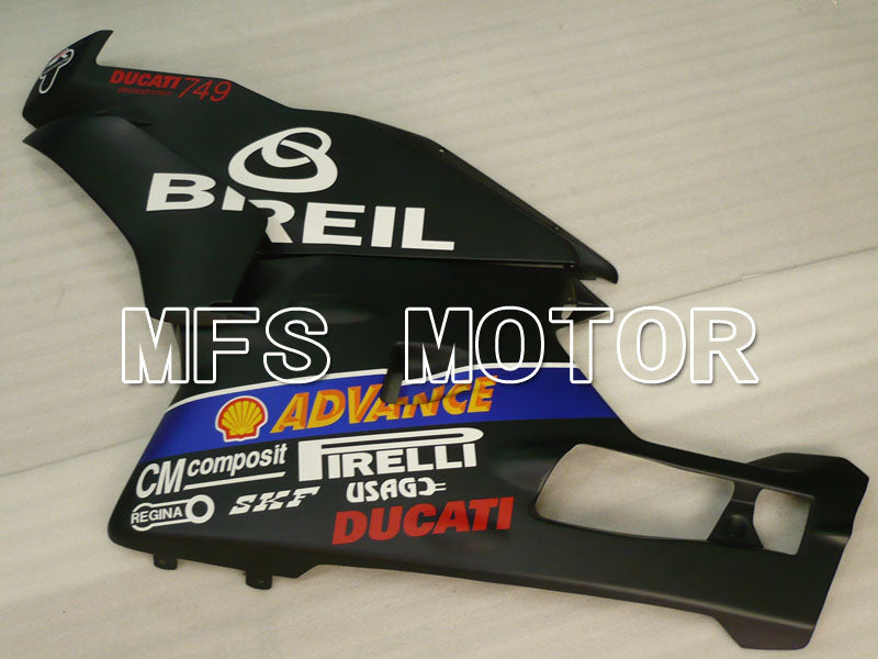 Ducati 749 / 999 2003-2004 Injection ABS Fairing - BREIL - White Black Matte - MFS4036