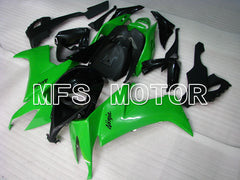 Kawasaki NINJA ZX10R 2008-2010 Injection ABS Fairing - Factory Style - Black Green - MFS4041