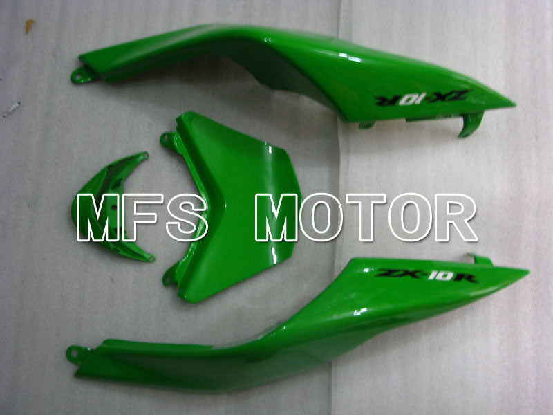 Kawasaki NINJA ZX10R 2008-2010 Injection ABS Fairing - Factory Style - Black Green - MFS4041