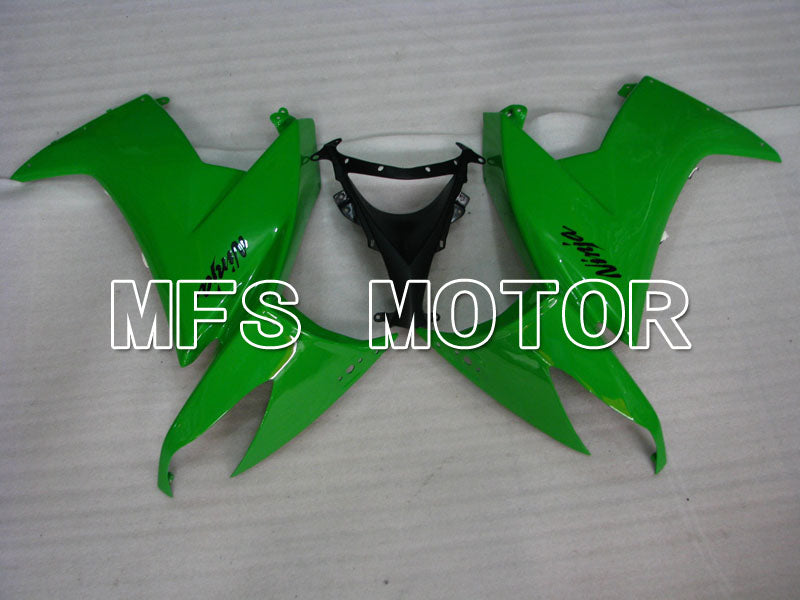 Kawasaki NINJA ZX10R 2008-2010 Injection ABS Fairing - Factory Style - Black Green - MFS4041