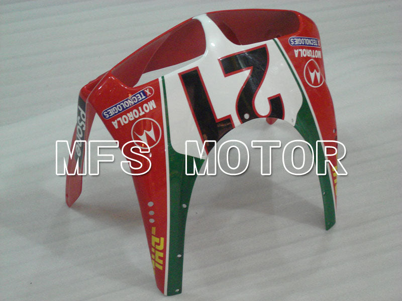 Ducati 916 1994-1998 Injection ABS Fairing - INFO STRADA - Red - MFS4043