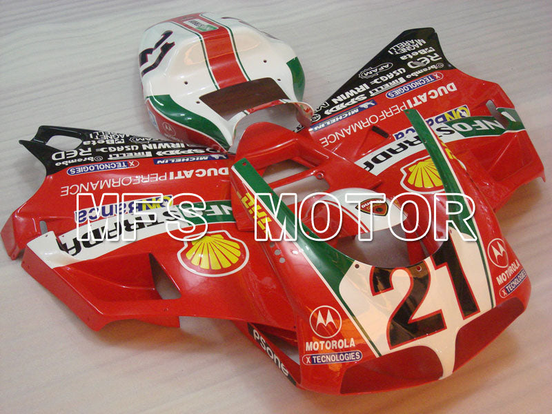 Ducati 916 1994-1998 Injection ABS Fairing - INFO STRADA - Red - MFS4043
