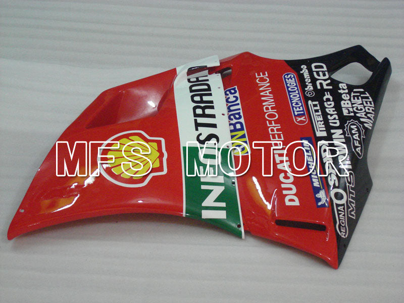Ducati 916 1994-1998 Injection ABS Fairing - INFO STRADA - Red - MFS4043