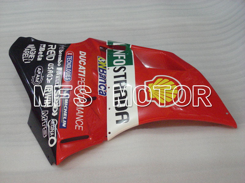 Ducati 916 1994-1998 Injection ABS Fairing - INFO STRADA - Red - MFS4043