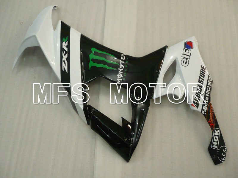 Kawasaki NINJA ZX10R 2008-2010 Injection ABS Fairing - Monster - Black White - MFS4048