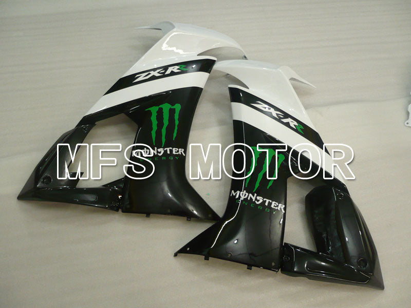 Kawasaki NINJA ZX10R 2008-2010 Injection ABS Fairing - Monster - Black White - MFS4048