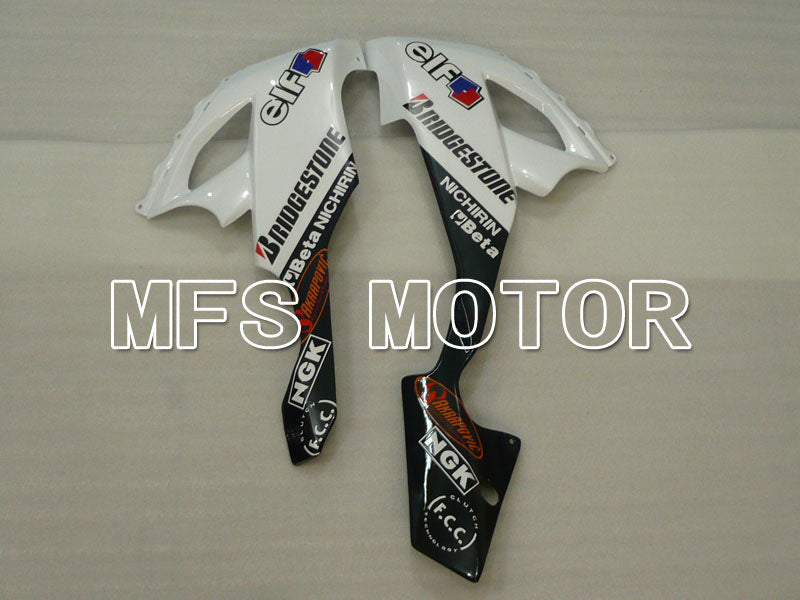 Kawasaki NINJA ZX10R 2008-2010 Injection ABS Fairing - Monster - Black White - MFS4048