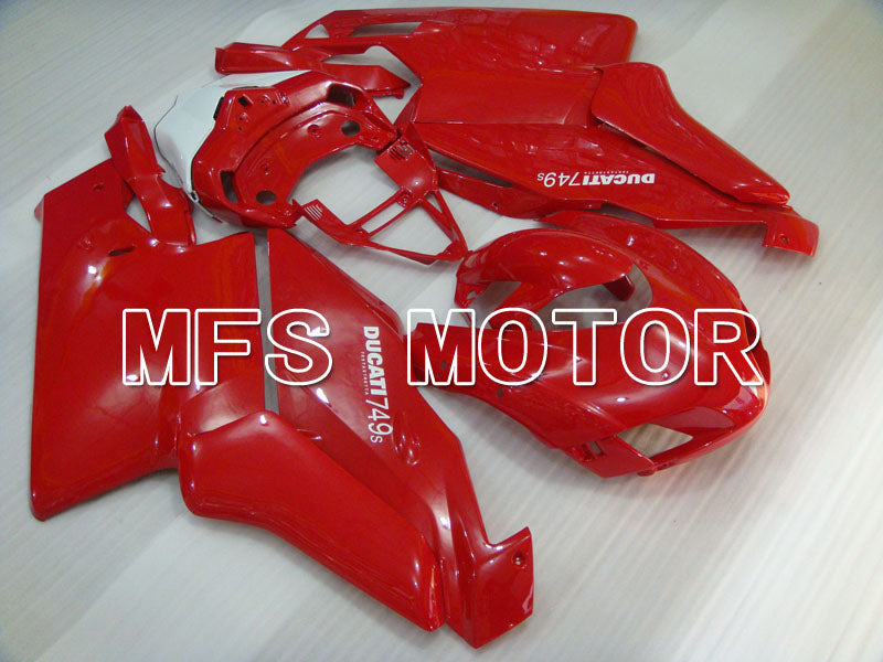 Ducati 749 / 999 2005-2006 Injection ABS verkleidung - Factory Style - Rot - MFS4049