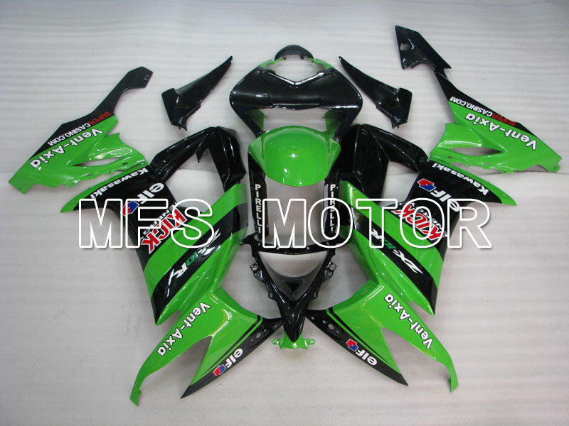 Carénage ABS injecté Kawasaki NINJA ZX10R 2008-2010 - Autres - Noir Vert - MFS4050