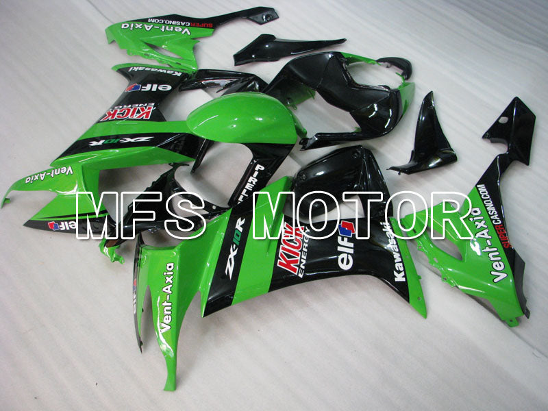 Carénage ABS injecté Kawasaki NINJA ZX10R 2008-2010 - Autres - Noir Vert - MFS4050