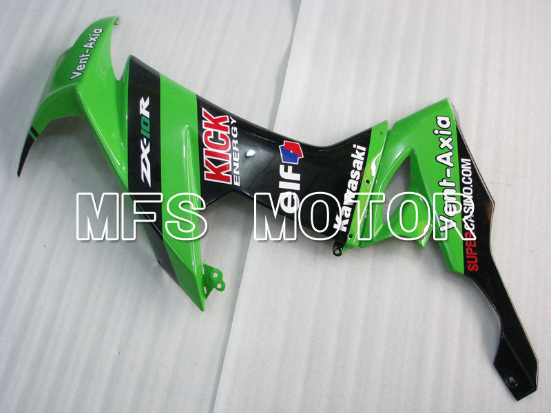 Carénage ABS injecté Kawasaki NINJA ZX10R 2008-2010 - Autres - Noir Vert - MFS4050