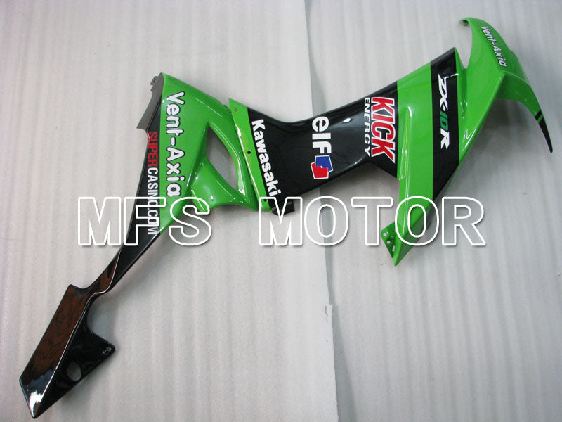 Carénage ABS injecté Kawasaki NINJA ZX10R 2008-2010 - Autres - Noir Vert - MFS4050