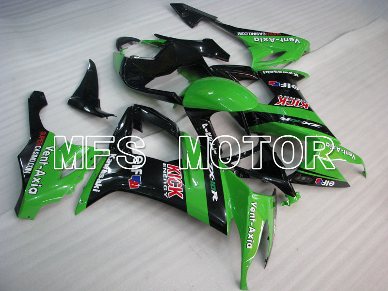 Carénage ABS injecté Kawasaki NINJA ZX10R 2008-2010 - Autres - Noir Vert - MFS4050