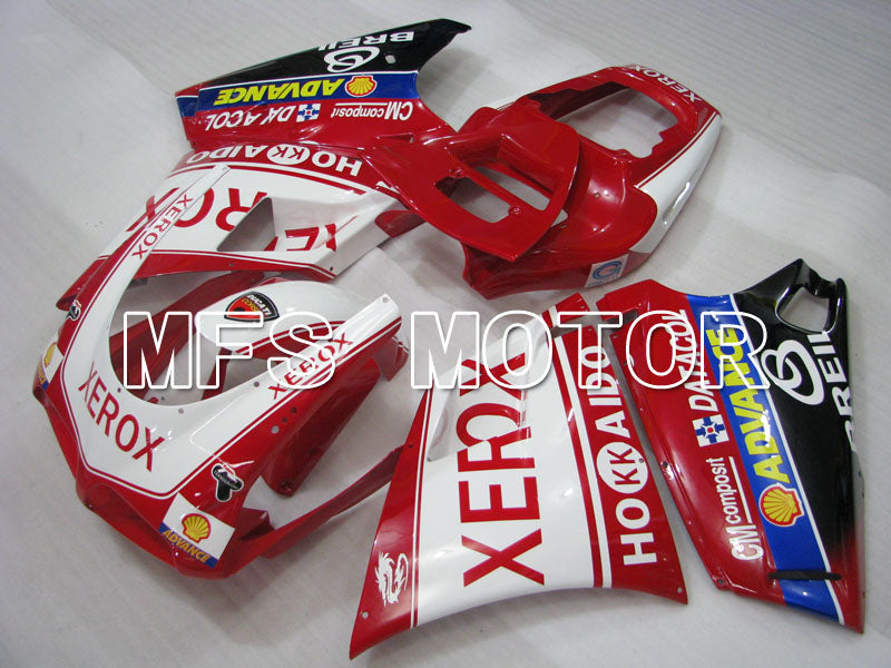Carénage ABS injecté Ducati 916 1994-1998 - Xerox - Rouge Blanc - MFS4053