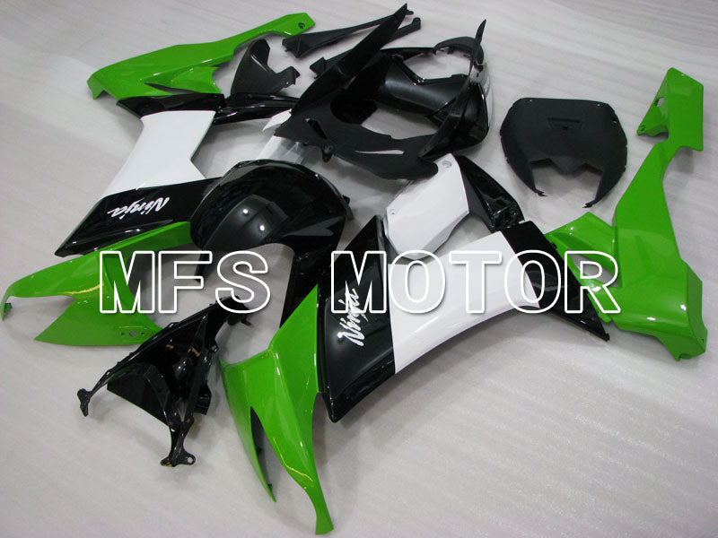 Kawasaki NINJA ZX10R 2008-2010 Injection ABS Fairing - Factory Style - Black Green White - MFS4055