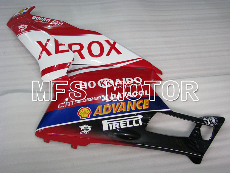Ducati 749 / 999 2005-2006 Injection ABS Fairing - Xerox - Red White - MFS4056